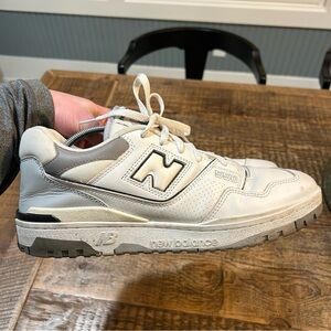 New Balance 550 White Black Grey Mens 13 BB550PWA Sneakers Shoes